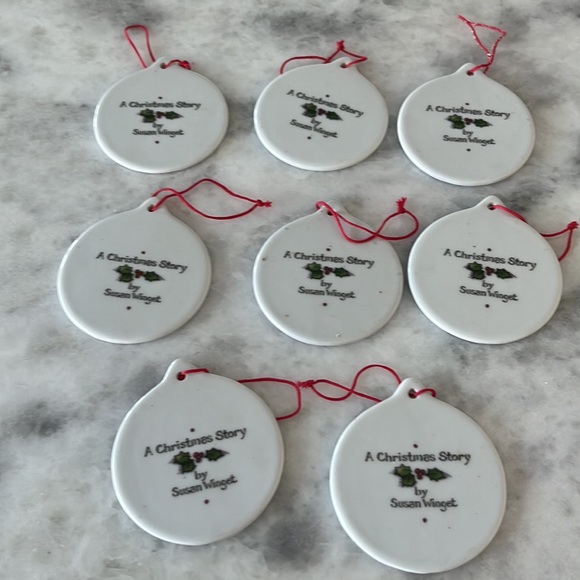 SUSAN WINGET A CHRISTMAS STORY ORNAMENT SET - Picture 2 of 2